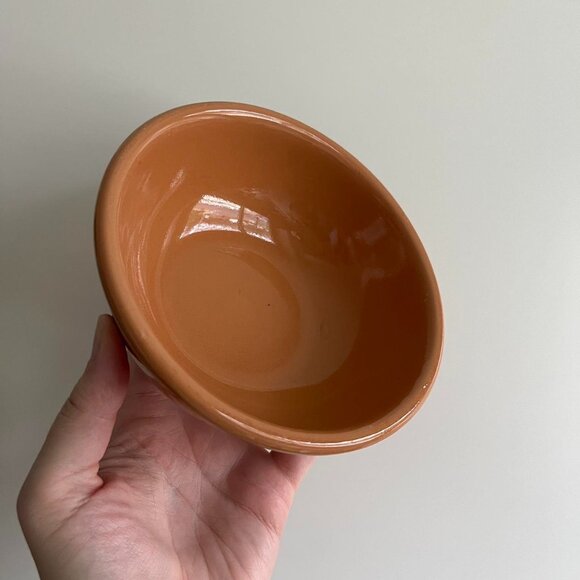 S/4 Vintage Terra Cotta Ceramic Bowls by Pier 1 Imports - Picture 4 of 8